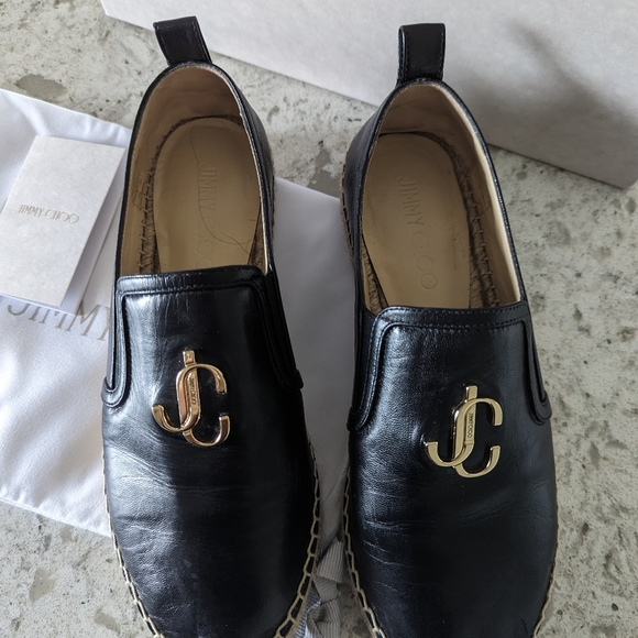 Jimmy Choo Flat Espadrilles 36.5 - Picture 2 of 2